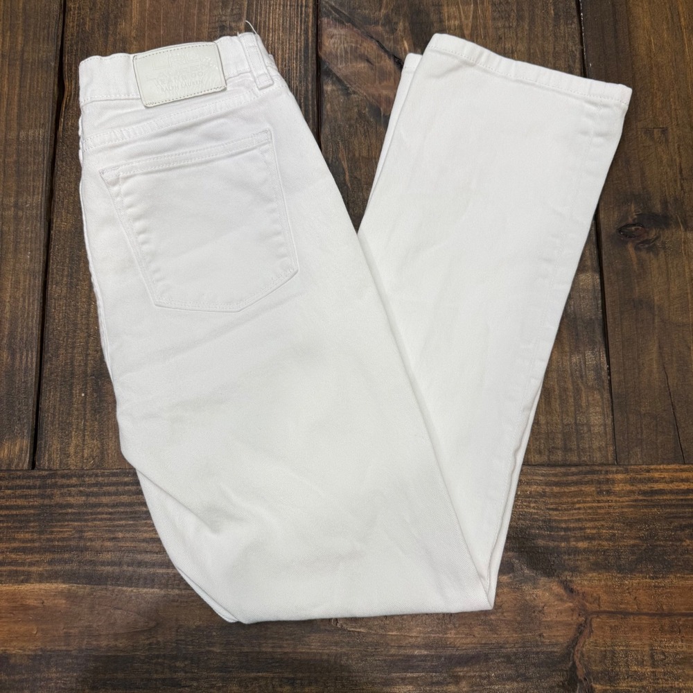 Ralph Lauren White Boot Cut Jeans